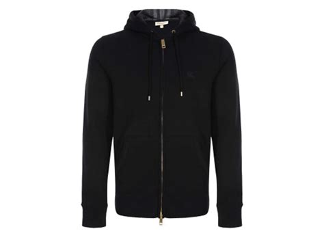 burberry clarendon check hood zip up hoodie|Nylon Puffer Coat in Black .